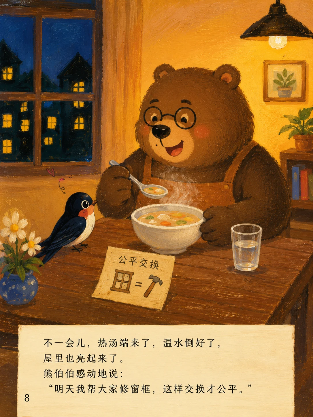 《晚霞亮窗街》第 8 页