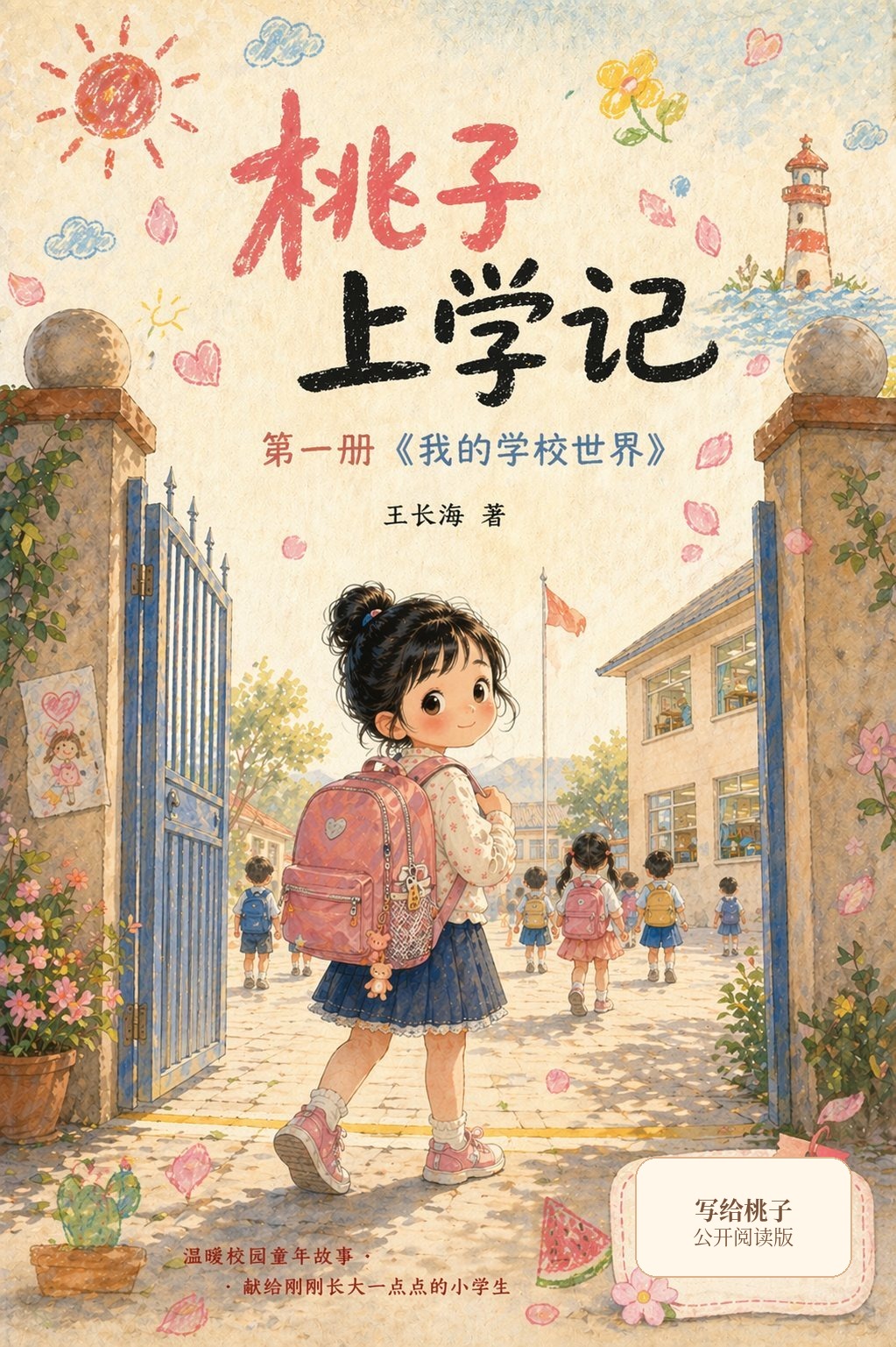 《桃子上学记》第一册封面