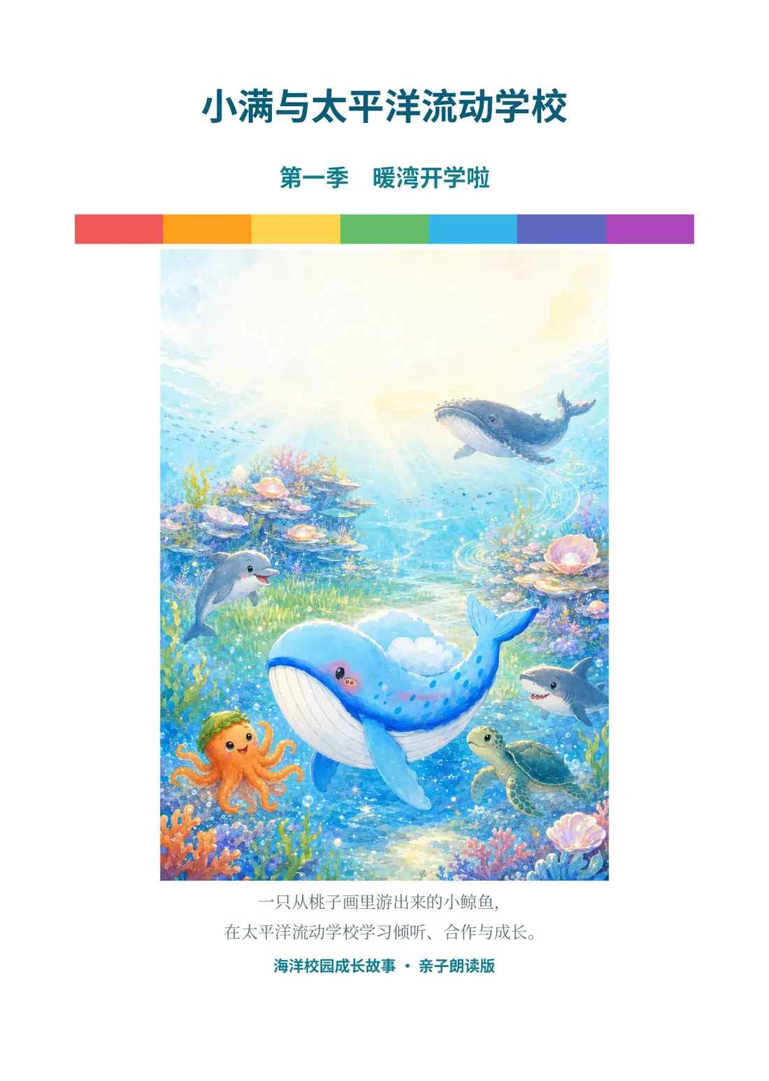 《小满与太平洋流动学校》第一季《暖湾开学啦》封面